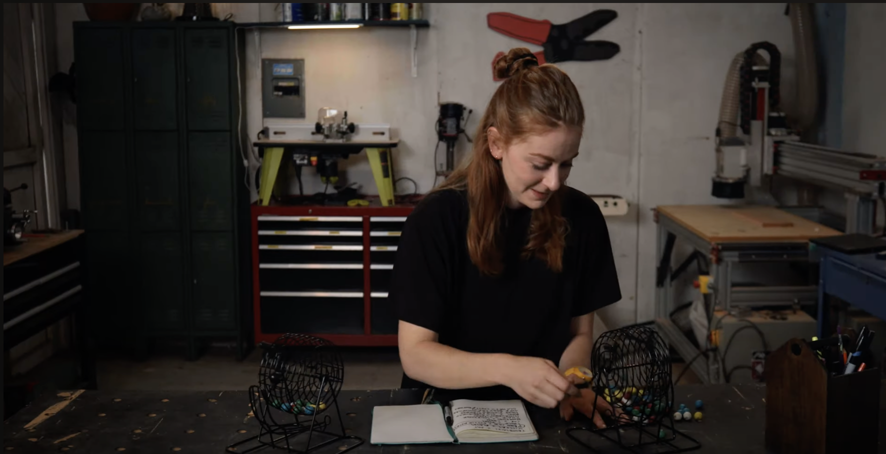 Simone Giertz uses her random build generator